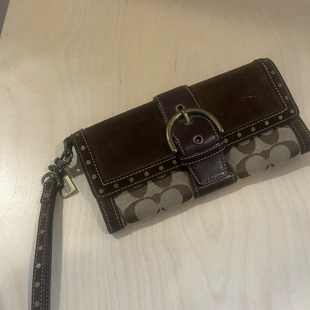 Vintage Coach Wristlet